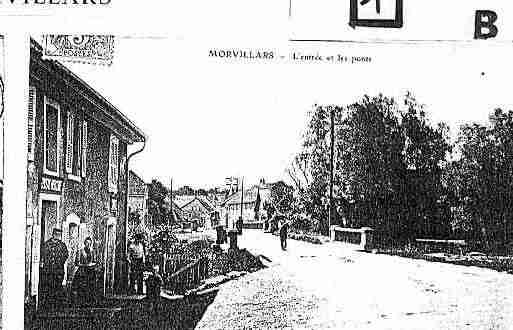 Ville de MORVILLARS Carte postale ancienne